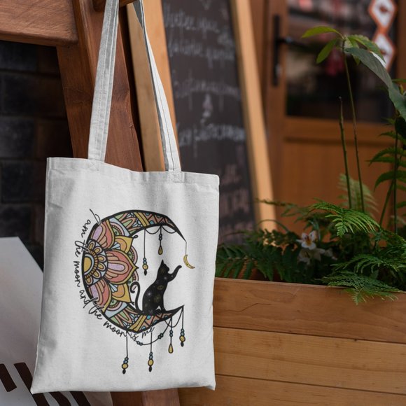 I am the Moon & The Moon is Me Tote - Picture 1 of 8